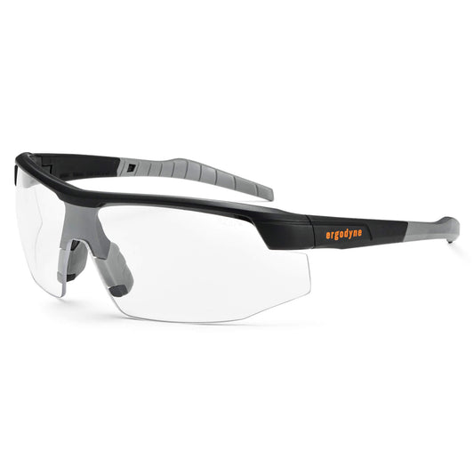 Skullerz SKOLL Clear Lens Matte Black Safety Glasses