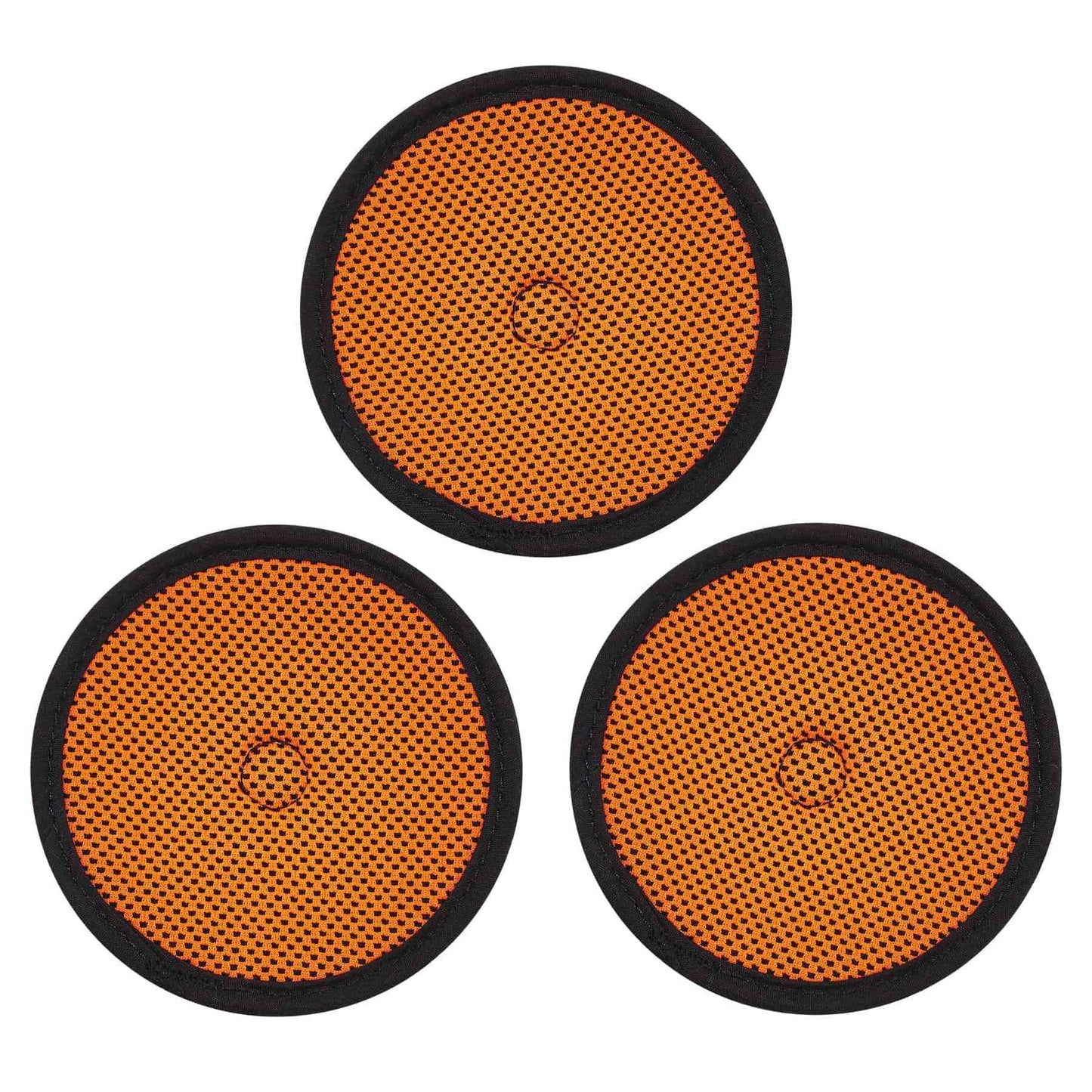 Skullerz 8983  Orange Hard Hat Replacement Top Pad  3-Pack