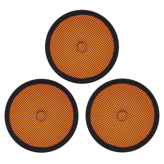 Skullerz 8983  Orange Hard Hat Replacement Top Pad  3-Pack