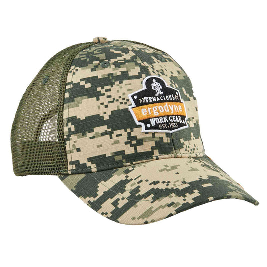 Ergodyne SNAP-CAP  Camo Master Brand Snapback Hat with Mesh Back