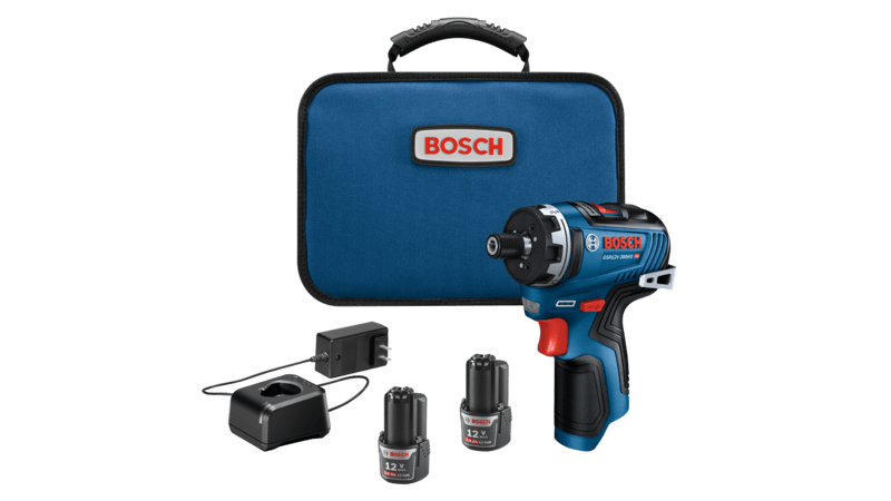 Bosch GSR12V-300HXB22 12V Max Brushless 1/4 In. Hex Two-Speed Screwdriver Kit With (2) 2.0 Ah Batteries