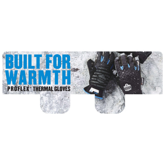 Ergodyne CNTPHDR-L  Thermal Gloves Large Countertop Display Header Card