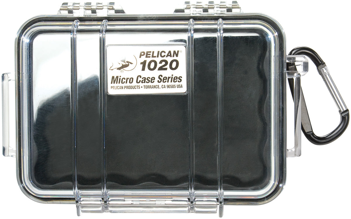 Pelican 1020 WL/WI-BLACK CLEAR