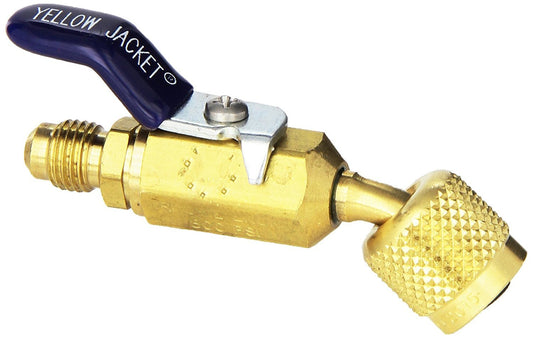 Yellow Jacket 93843 1/4" Compact ball valve 45Â°