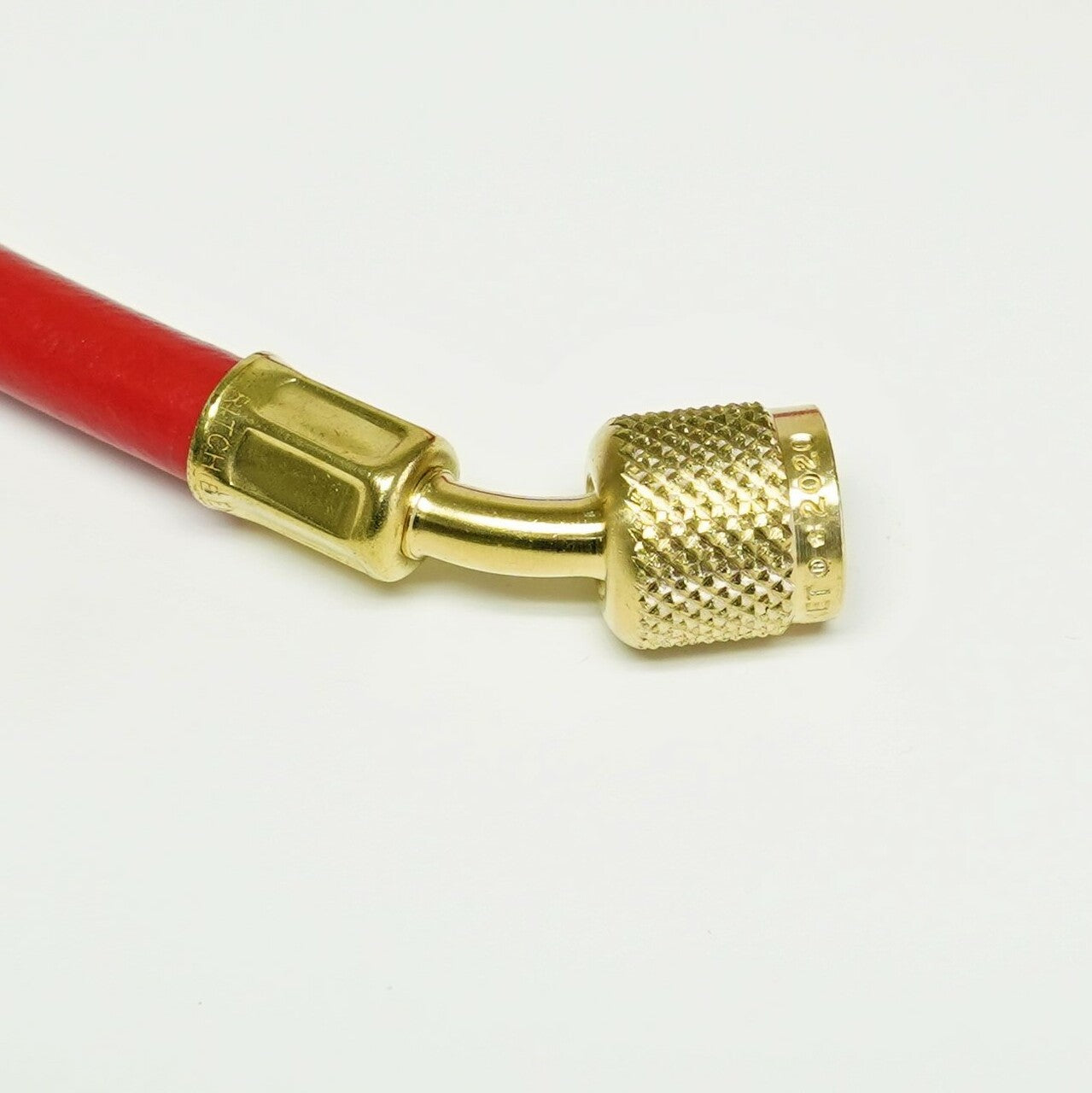 Yellow Jacket 21672 72", red, HAV standard fitting, PLUS II 1/4" charging hose