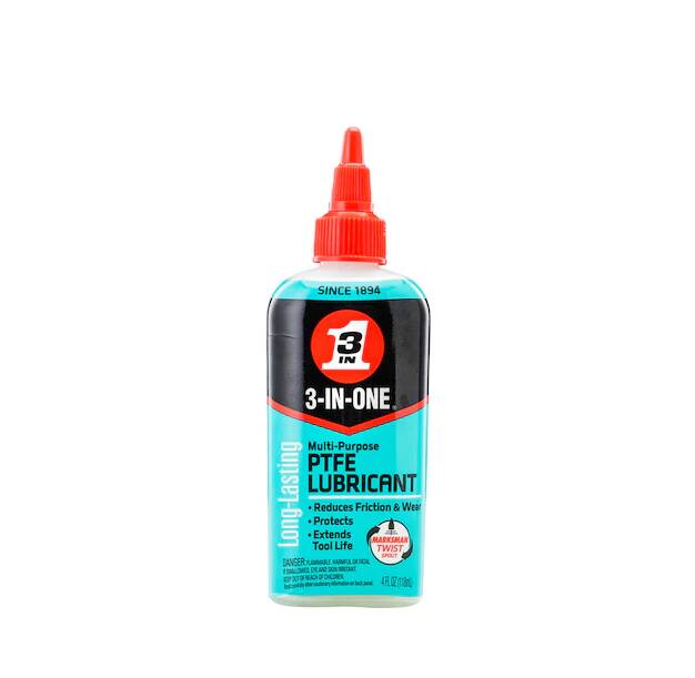 3-In-One (120039) 4oz Ptfe Lube Drip Oil 12ct