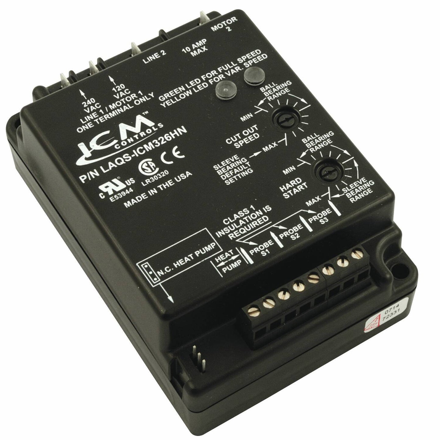 ICM Controls ICM326HN Single-Phase Head Pressure Control (120, 208/240 VAC)