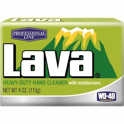 WD-40 10083 (10383) Lava Heavy Duty Bar Soap, 4 oz, Pleasant, Green; 48/Case