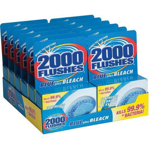 WD-40 20801 (208017) 2000 Flushes Blue/Bleach Bowl Cleaner Tablets