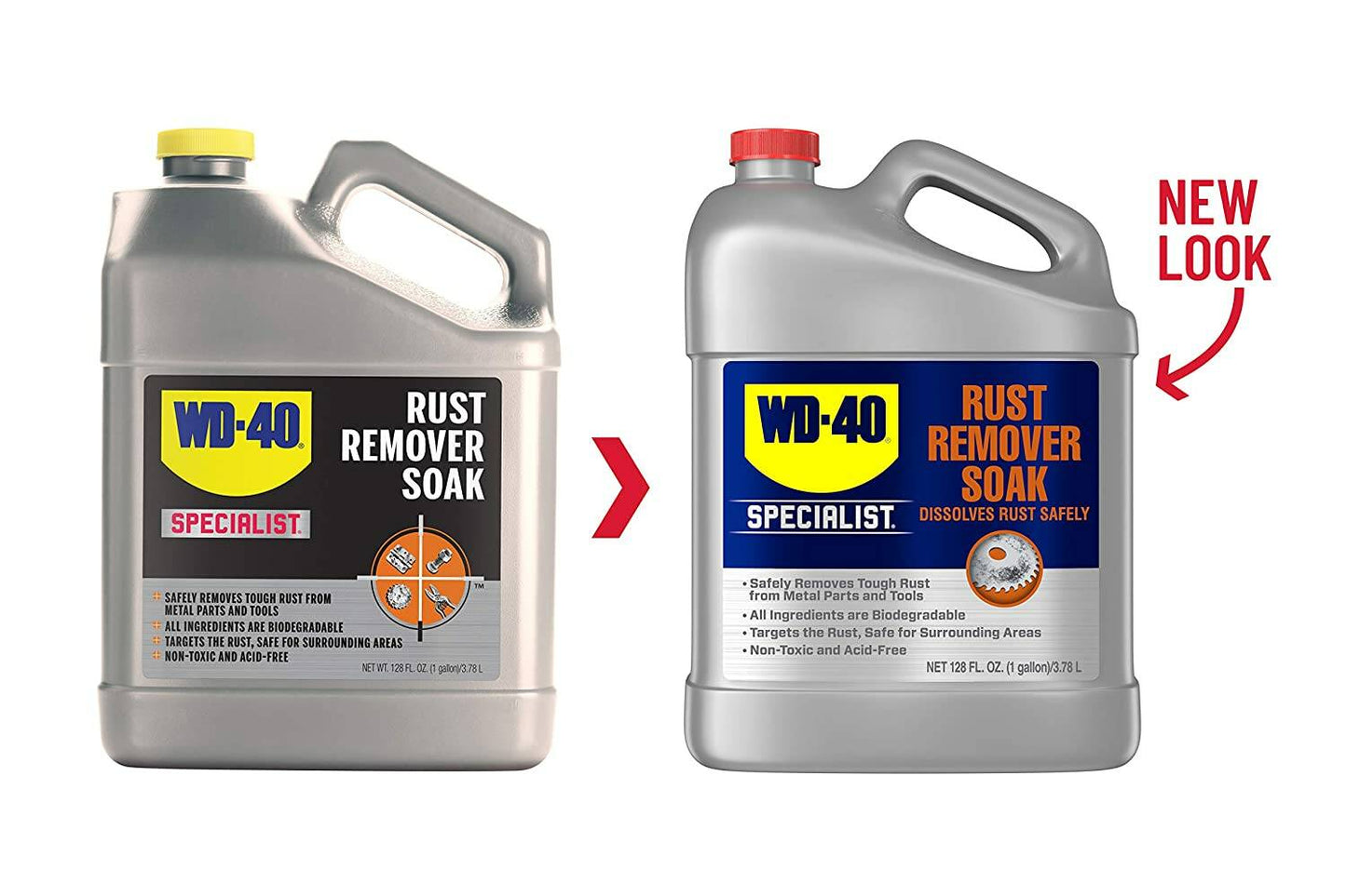 WD-40 30004 (300042) Specialist Rust Remover Soak, One Gallon O/S 4PK