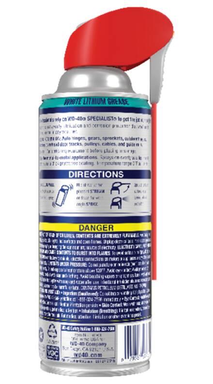 WD-40 30061 (300615) Specialist White Lithium Grease 10oz 6Ct O/S Carb2