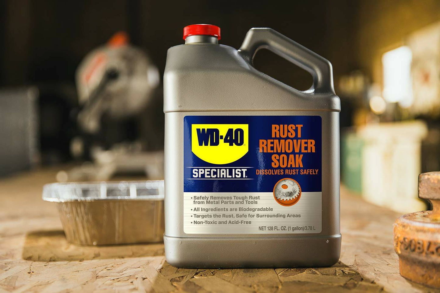 WD-40 30004 (300042) Specialist Rust Remover Soak, One Gallon O/S 4PK