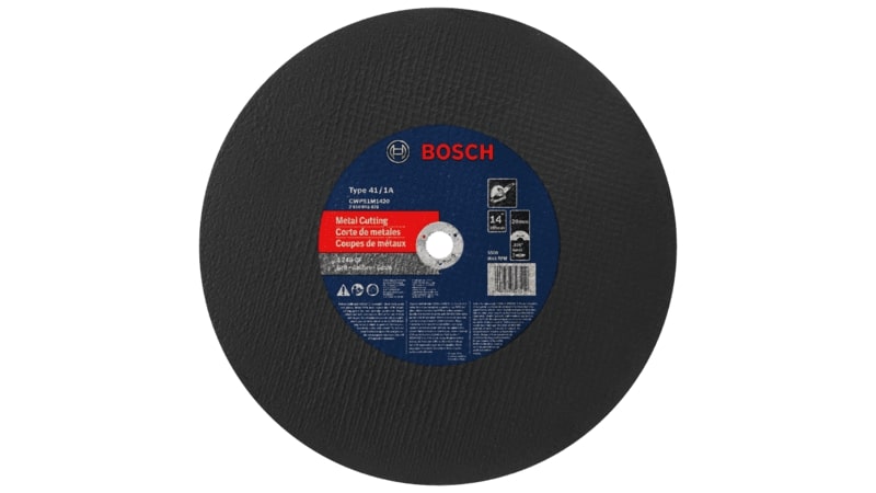 Bosch CWPS1M1420 14 X 5/32 X 20Mm Hs Portable C/O Wheel A24R-Bf For Metal (Bulk)