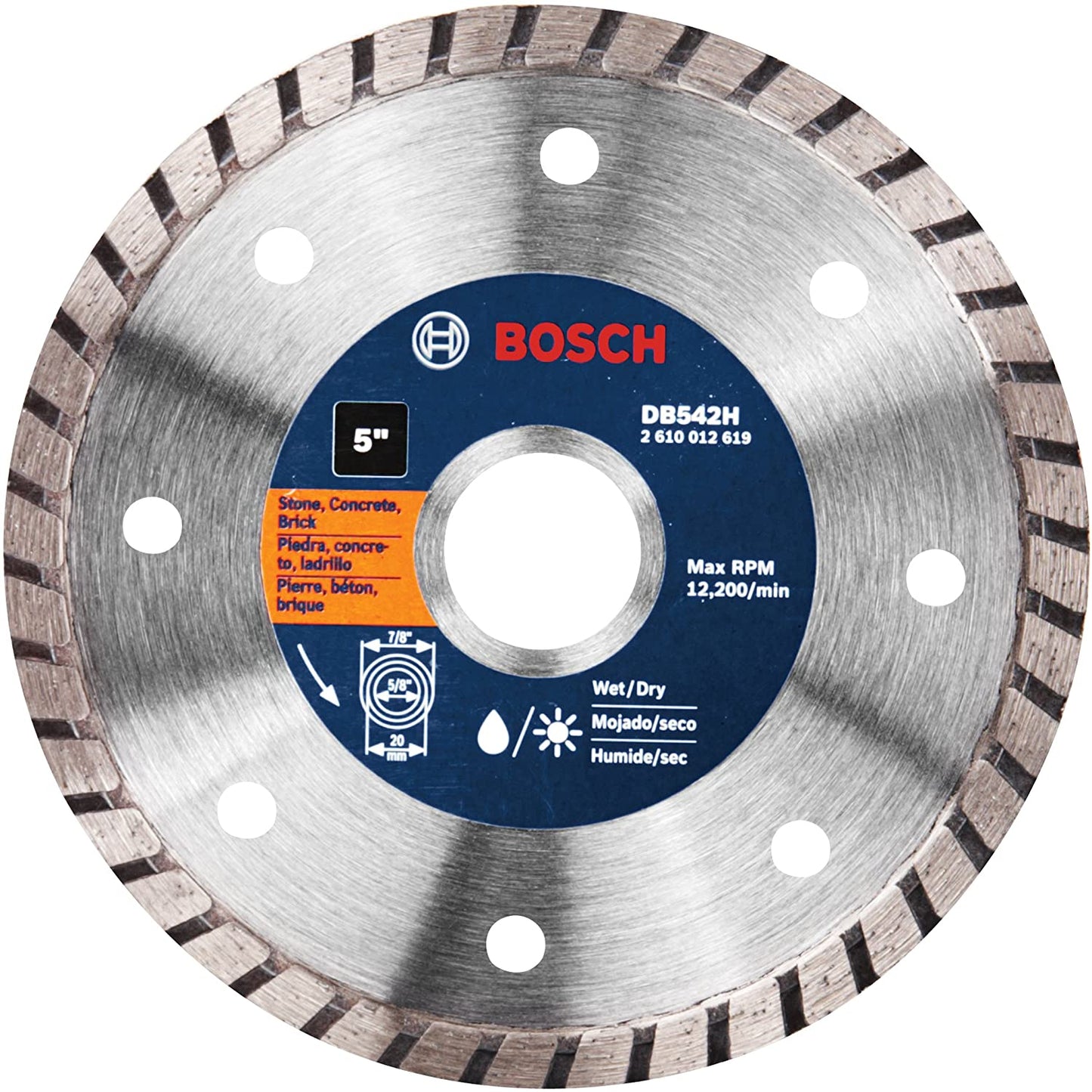 Bosch DB542H Dia Blade Gen.Purpose Premium 5" Turbo