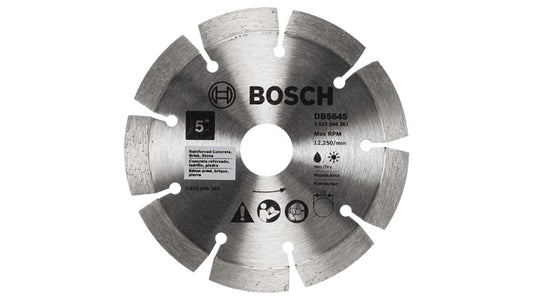 Bosch DB564S 5" Seg Dia Blade For Hard Mat