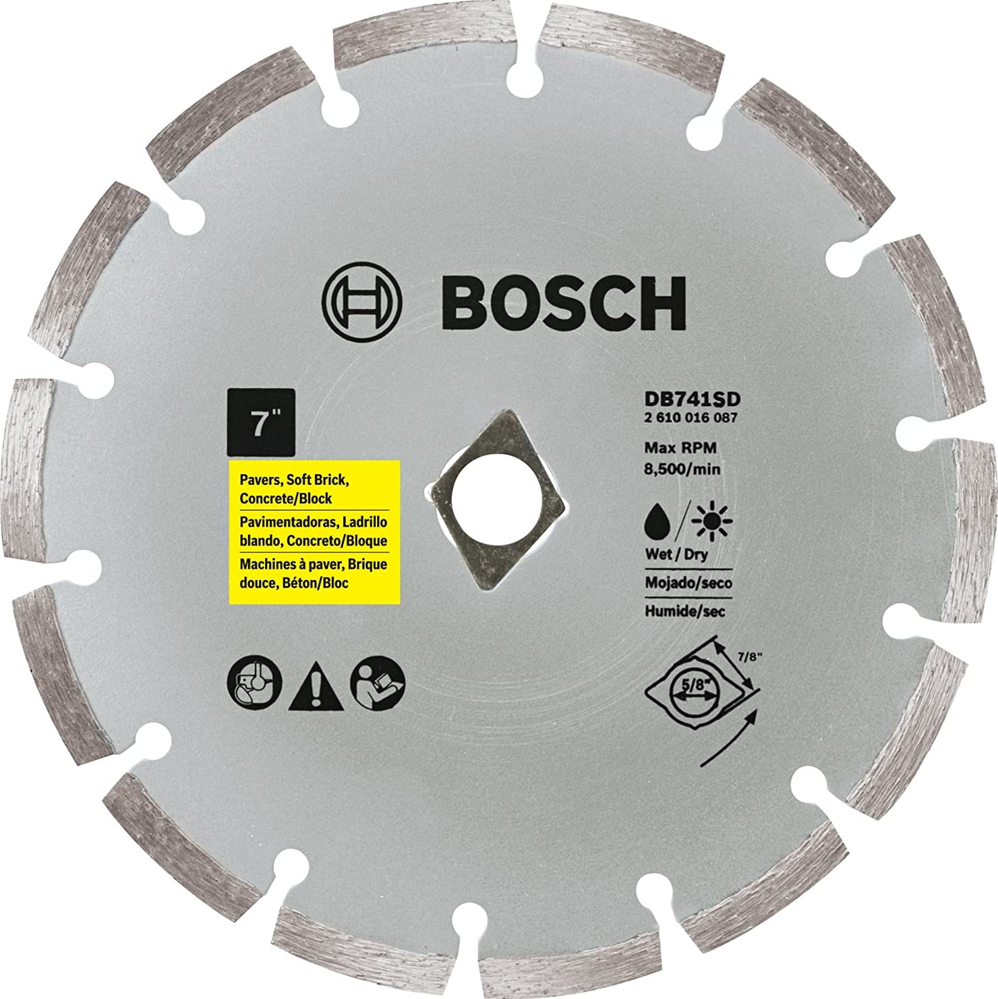 Bosch DB741SD 7" Segmented Rim Diamond Blade Dko