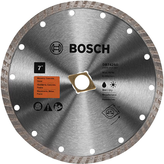 Bosch DB742SD 7" Turbo Rim Diamond Blade Dko