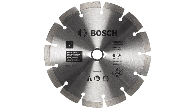 Bosch DB765SD 7" Seg Dia Blade Soft Mat Dko