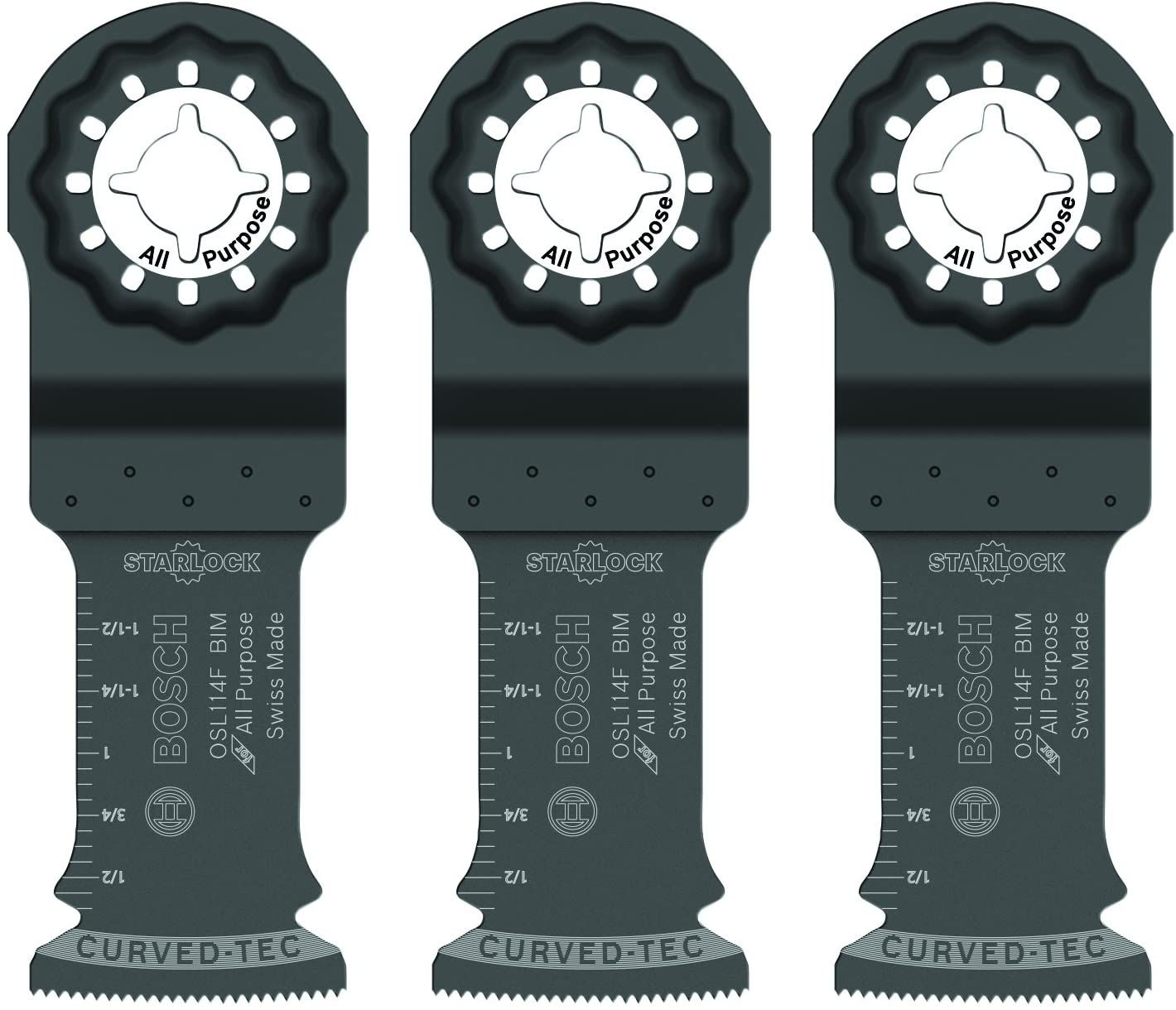 Bosch OSL114F-3 Starlock 1-1/4" Bim 3Pk