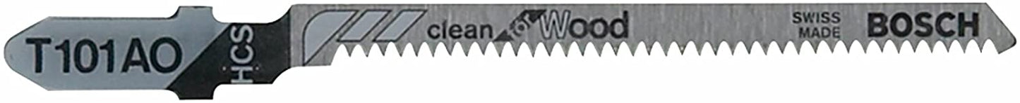 Bosch T101AO100 3", 20Tpi, Hcs Bosch Shank Jigsaw Blade (100 Pk)