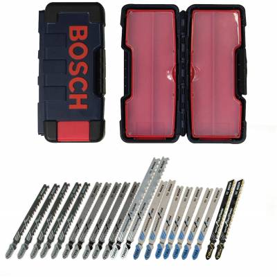 Bosch TC21HC T SHANK CONTRACTOR JIGSAW BLADE ASSORTMENT (21 PCS) WITH BRUTE CASE