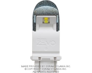 Sylvania Automotive 31966 Sylvania 4157 White Zevo Led Mini, 2 Pack