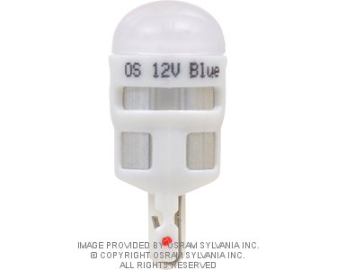 Sylvania Automotive 31942 Sylvania 158B Blue Zevo Led Mini Bulb, 1 Pack