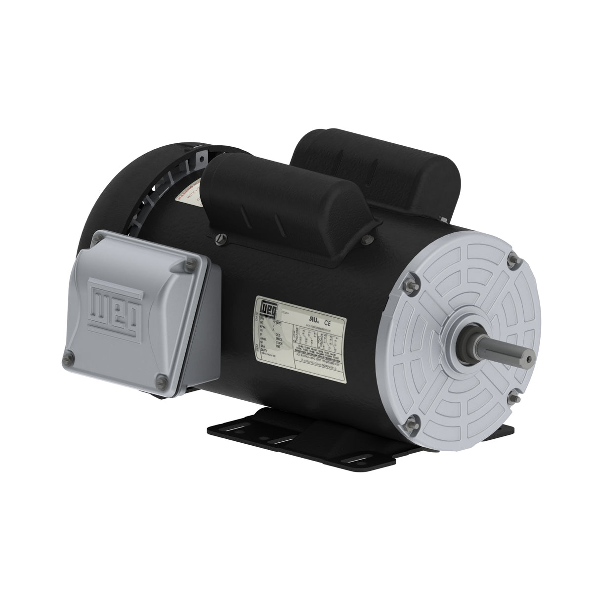 WEG 00136ES1B56-S 1HP,3600RPM,56 Frame,TEFC-1P-FOOT-MOUNT-RS (1 EA)