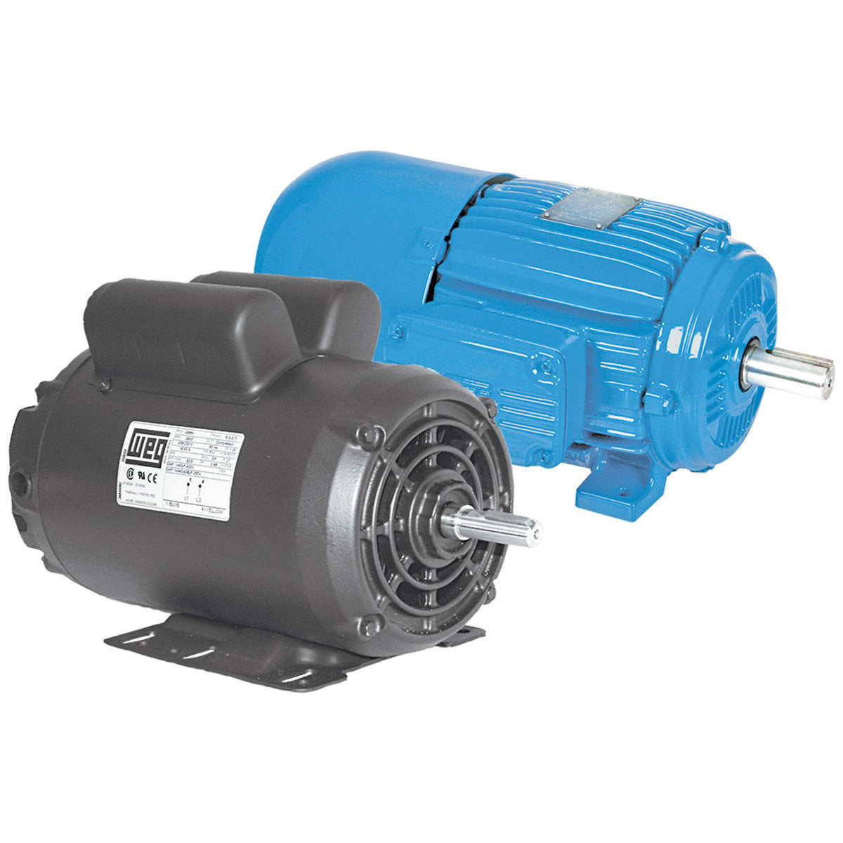 WEG 00152ET3H182T-SG 1.5HP,1200RPM,182/4T Frame,ThreePhase-TEFCRolledSteelwithAEGIS-footMount (1 EA)