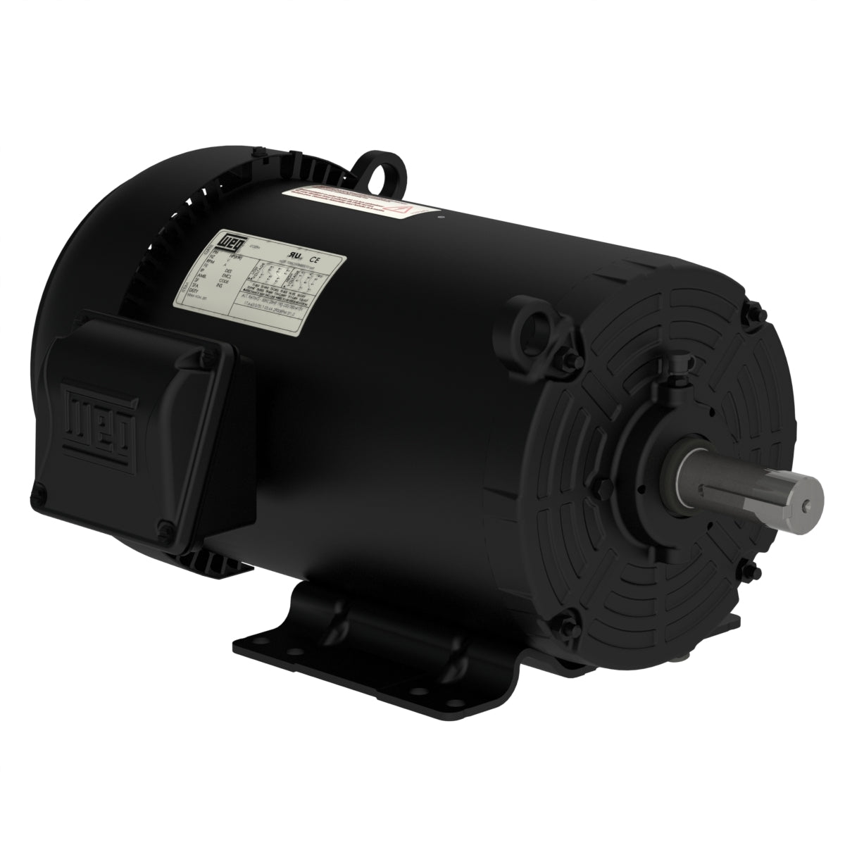 WEG 00212ET3H184T-SG 2HP,1200RPM,182/4T Frame,ThreePhase-TEFCRolledSteelwithAEGIS-footMount (1 EA)