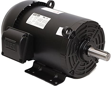 WEG 00518ET3E184T-SG 5HP,1800RPM,182/4T Frame,ThreePhase-TEFCRolledSteelwithAEGIS-footMount (1 EA)