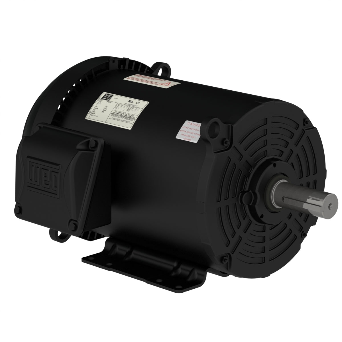 WEG 00718ET3V213T-SG 7.5HP,1800RPM,213/5T Frame,ThreePhase-TEFCRolledSteelwithAEGIS-footMount (1 EA)