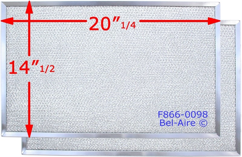 Emerson F866-0098 Electronic Air Cleaner Prefilter For Old SST1000-100, 10C13S-010, 10C15S-010 (Need 1), SST2000-100, 20C23S-010, 20C25S-010 (Need 2)