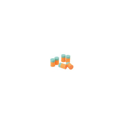 AbilityOne 6515001376345 SKILCRAFT Hearing Protection Earplug - Foam - 200 / Box - Light Green, Fluorescent Orange