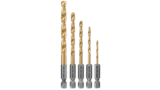 Bosch TI5IM 5Pc Impact Titanium Drill Bit Set