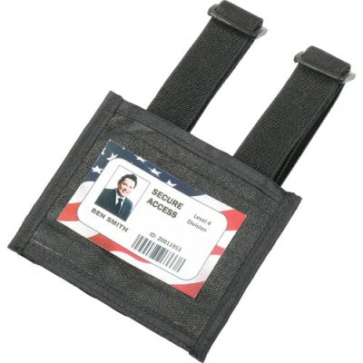 AbilityOne 8455016660467 SKILCRAFT ARMBAND BADGE HOLDER - BLK 3.75 X 2.625IN