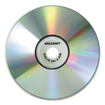 AbilityOne 7045015155374 SKILCRAFT BRANDED ATTRIBUTE MEDIA DISKS 700MB 52X 80 MINUTES