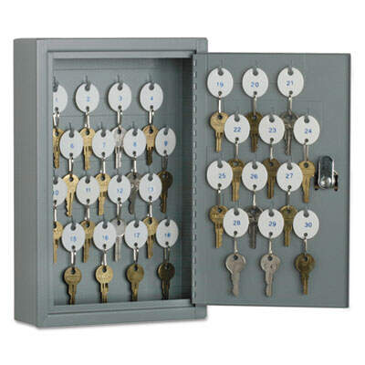 AbilityOne 7125011515435 STEEL LOCKING KEY CABINET STORES 30 KEYS