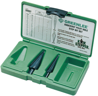 Greenlee® 34401C Greenlee® Kwik Stepper Step Bit Kits