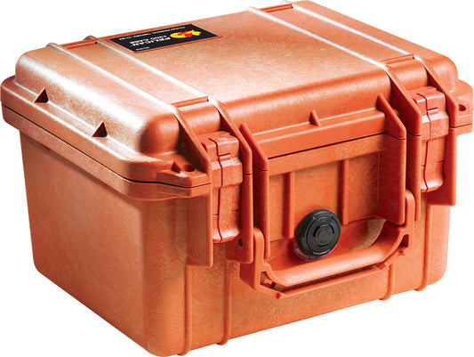 Pelican Protector Case 1300NF,WL/NO FOAM,ORANGE