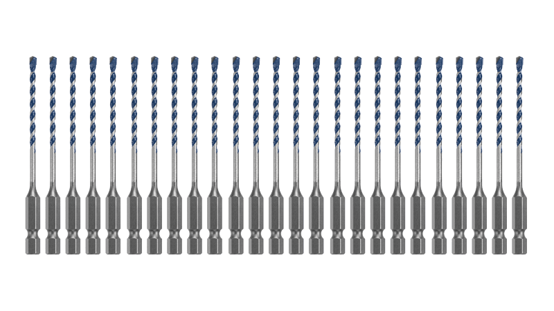 Bosch HCBG01B25T Blue Granite Turbo Hammer Drill Bit 1/8X2X4 25Pk