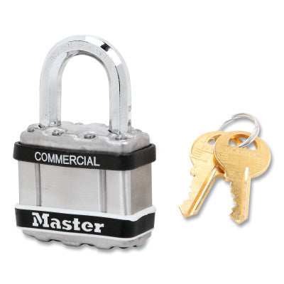 Master Lock M1KASTS2126 Master Lock Wide Commercial Magnum Laminated Steel Padlocks