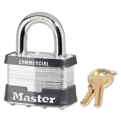 MASTER LOCK 5KAA1378 Master Lock Laminated Steel Pin Tumbler Padlocks