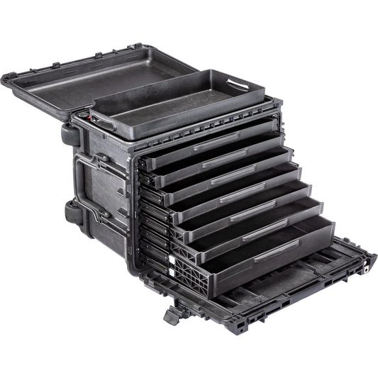 Pelican 0450SD6 WL/6 Shallow+1 Deep Drawers Black