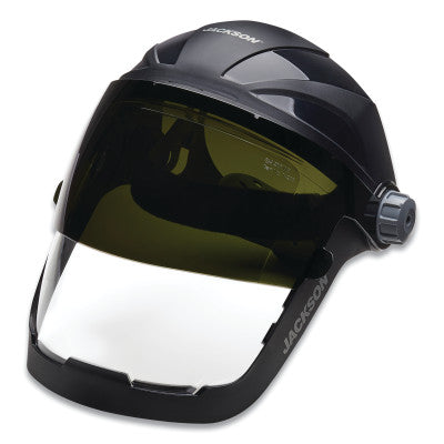 Jackson Safety 14230 Jackson Safety QUAD 500 Series Premium Multi-Purpose Face Shields with Headgear