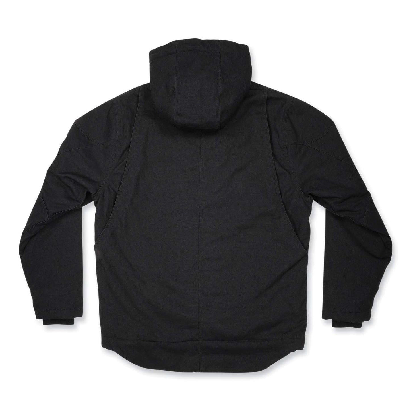 Ergodyne 41236 N-Ferno 6468 Heavy-Duty Duck Canvas Work Jacket - Sherpa Lined, Water Resistant 2XL (Black)