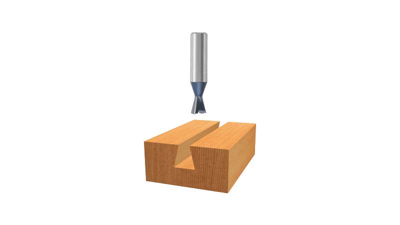 Bosch 85240M Dovetail Bit 17/32" Cut, 15°, 1/2" Shk., C.T. (Super)