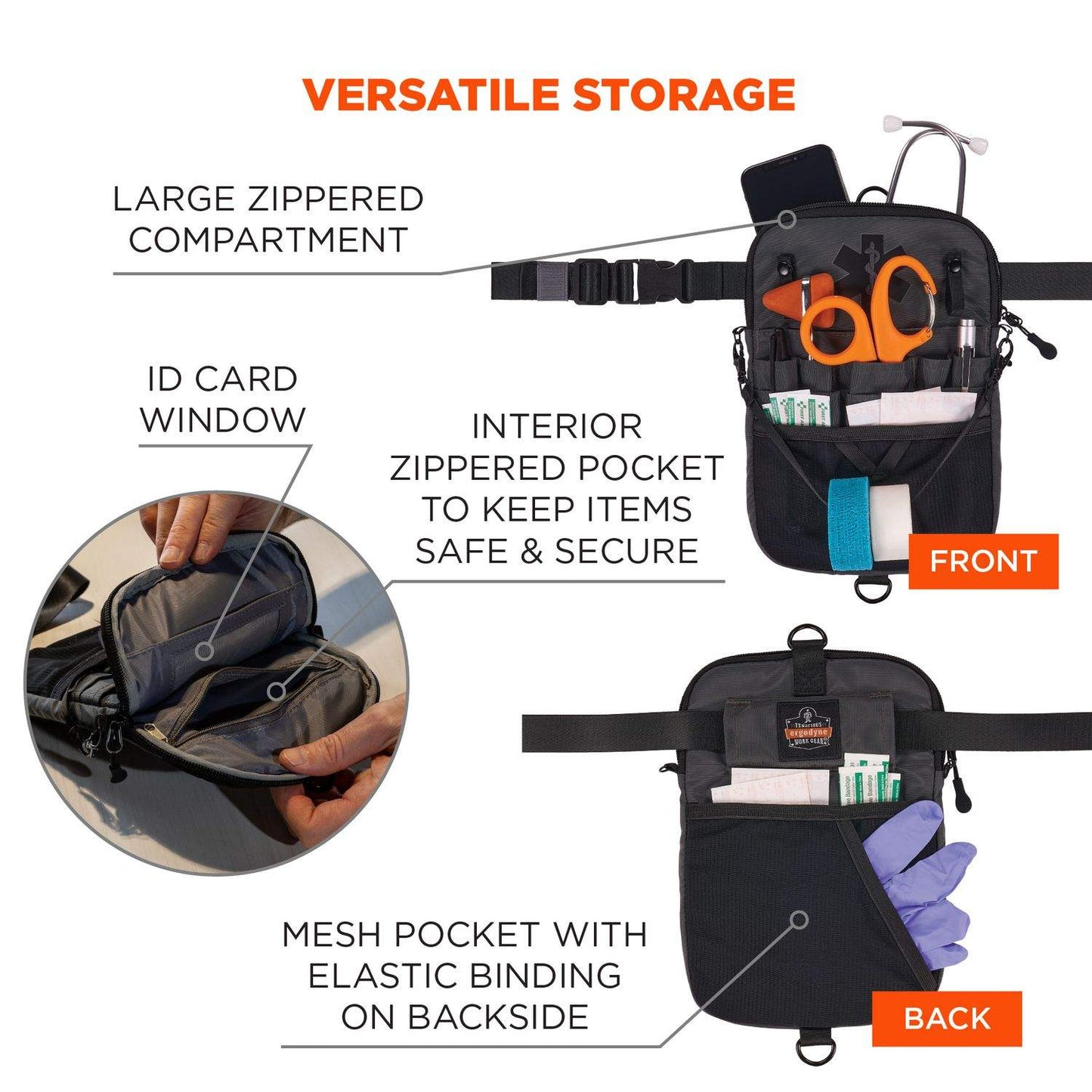 Ergodyne 13720 Arsenal 5717 Convertible Nurse Belt Bag