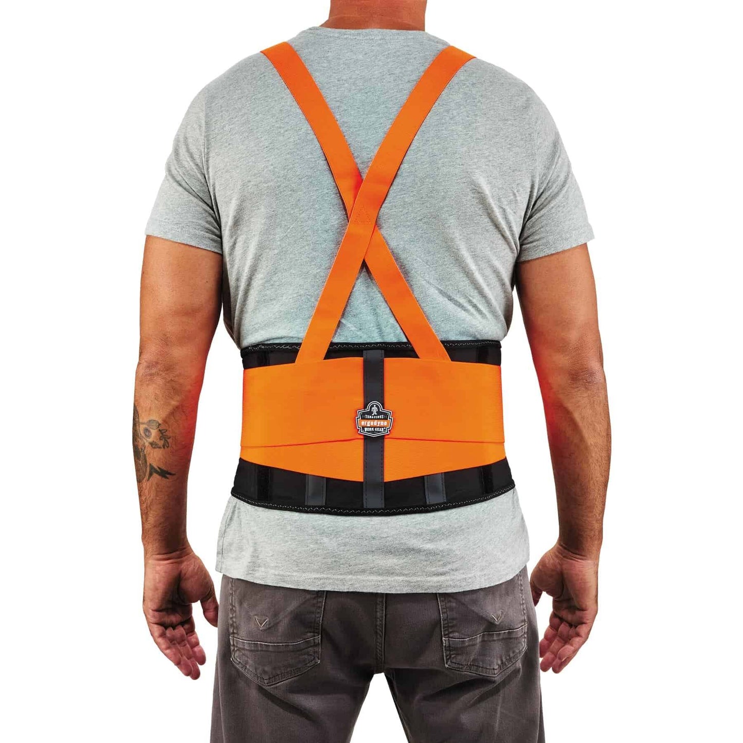 ProFlex 100HV XL Orange Economy Hi-Vis Back Support