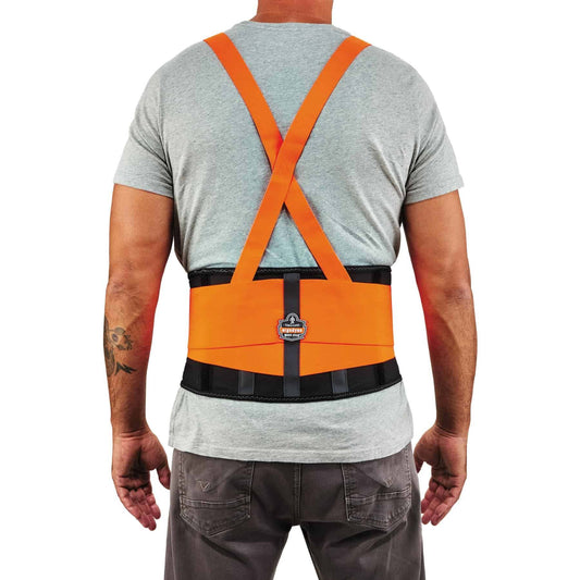 ProFlex 100HV 2XL Orange Economy Hi-Vis Back Support